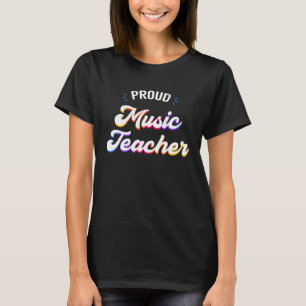 Camiseta Trabalho de Professor de Música Orgulhoso
