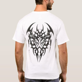 Camiseta Trabalho de Rolo do Coração Tribal