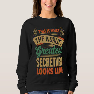 Camiseta Trabalho de Secretária Maior Secretária do Mundo