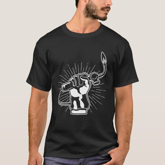 Camiseta Trabalho De Soldadura Ironworker Blacksmith (Frente)