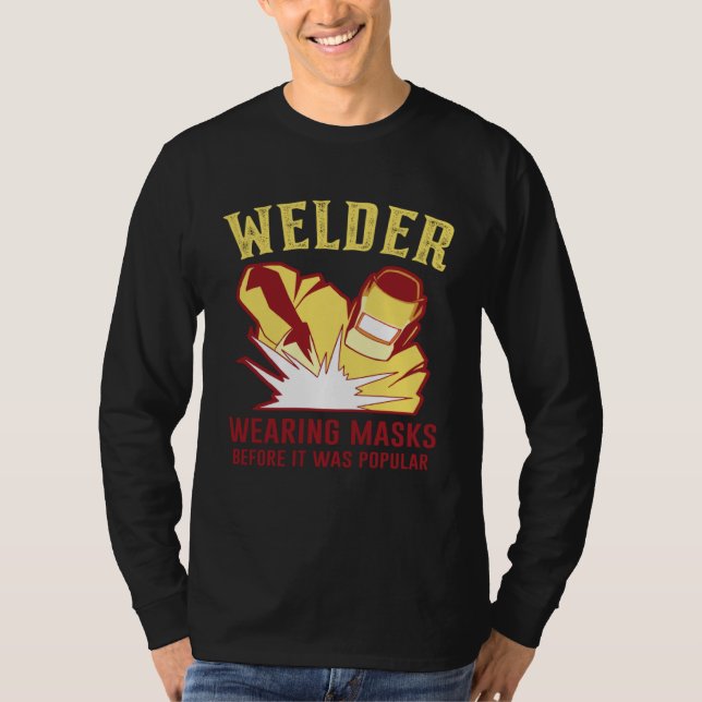 Camiseta Trabalho de Soldagem para Soldadores e Trabalhador (Frente)