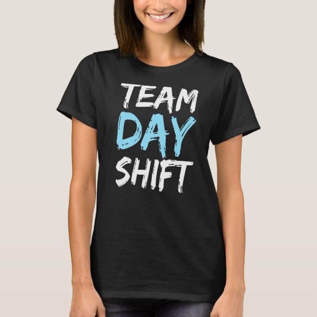 Camiseta Trabalho de Trabalho de Desvio de Dia da Equipe (Frente)
