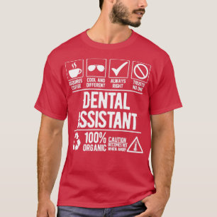 Camiseta Trabalho do Assistente de Dentação