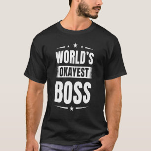 Camiseta Trabalho do Chefe Executivo Chefe do Executivo Mun