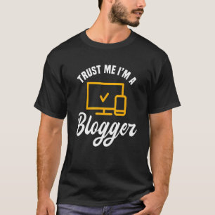Camiseta Trabalho do Criador de Conteúdo do Blog do Blog do