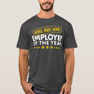 Camiseta Trabalho Do Funcionário Doméstico Do Ano Superior