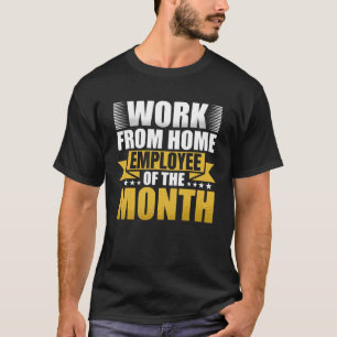 Camiseta Trabalho Do Funcionário Doméstico Do Mês