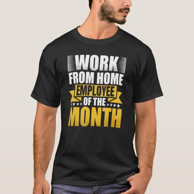 Camiseta Trabalho Do Funcionário Doméstico Do Mês (Frente)