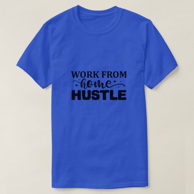 Camiseta Trabalho do hustle01 doméstico (Frente do Design)