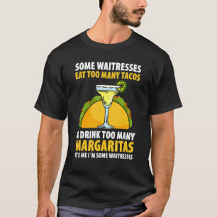 Camiseta Trabalho Do Servidor De Garçonete De Garçom Do Men