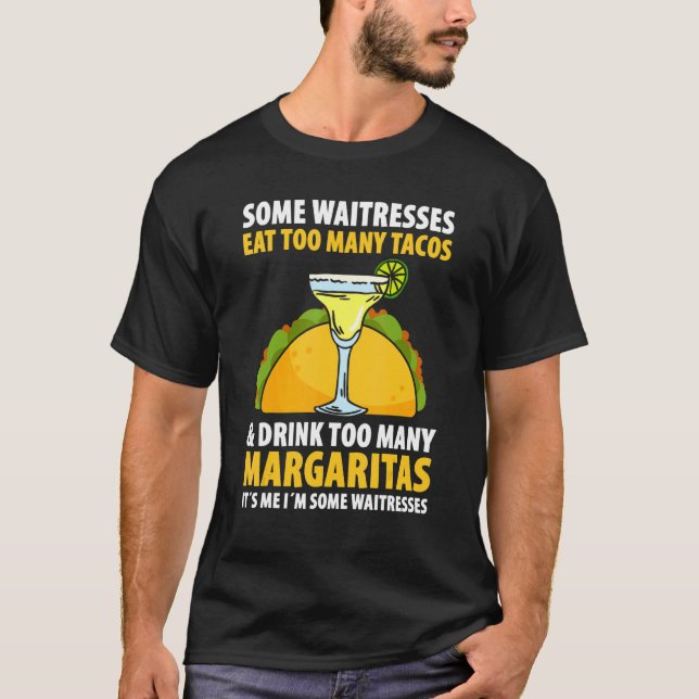 Camiseta Trabalho Do Servidor De Garçonete De Garçom Do Men (Frente)