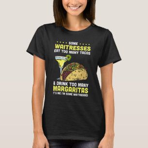 Camiseta Trabalho Do Servidor De Garçonete De Garçom Mens N