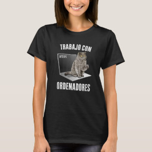 Camiseta Trabalho Em Computadores Proprietário 2