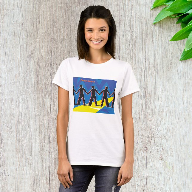 Camiseta Trabalho em equipe (Criador carregado)