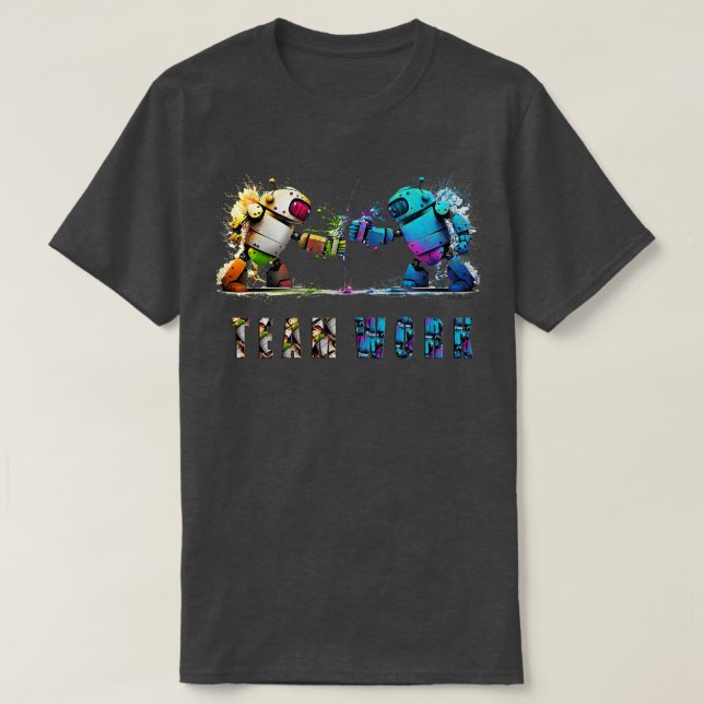 Camiseta Trabalho em equipe (Frente do Design)