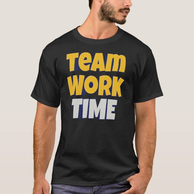 Camiseta Trabalho em Equipe - Colaboração Vence Sempre (Frente)