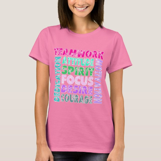 Camiseta Trabalho em equipe VolleyChick (Frente)