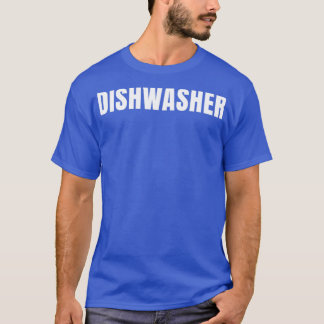 Camiseta Trabalho Engraçado da máquina de lavar louça Profi