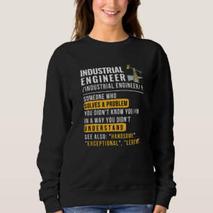 Camiseta Trabalho Engraçado de Definição de Engenheiro Indu