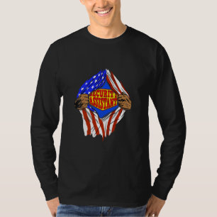 Camiseta Trabalho Herói do Assistente de Super Segurança