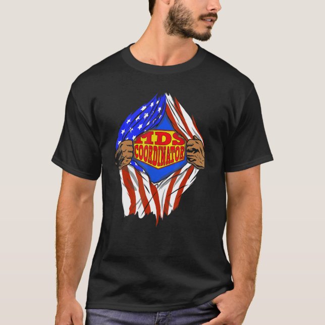 Camiseta Trabalho Herói do Coordenador Super Mds (Frente)