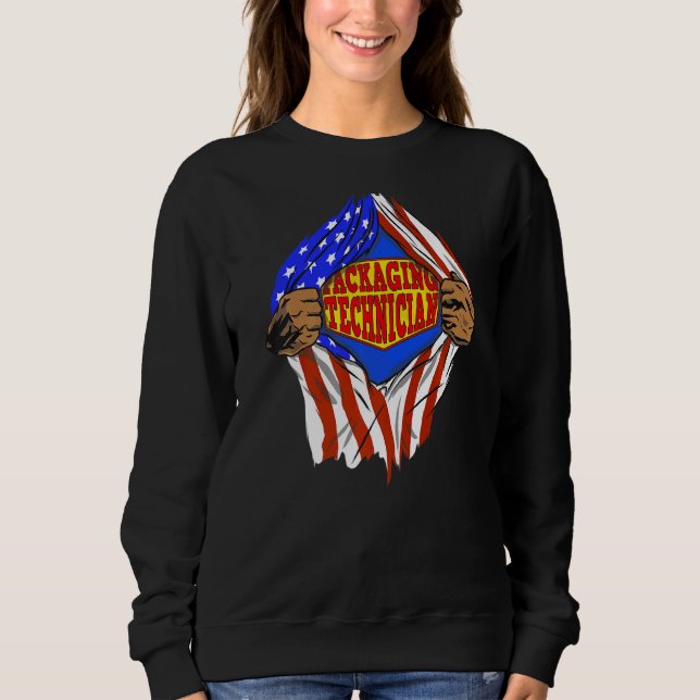 Camiseta Trabalho Herói do Técnico de Super Pacotes (Frente)