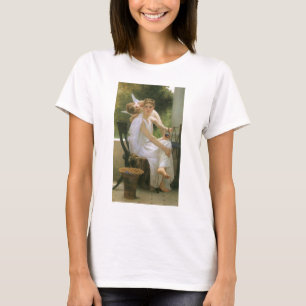 Camiseta Trabalho Interrompido por Bouguereau, Retrato de A