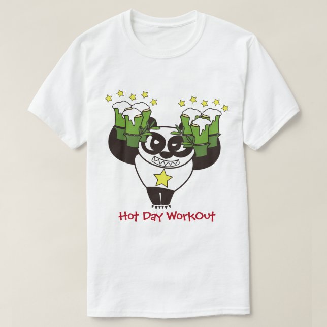 Camiseta Trabalho no Dia Quente (Frente do Design)