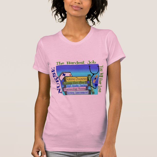Camiseta "Trabalho o mais duro de nutrição você amará (Frente)