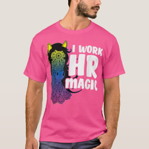 Camiseta Trabalho RH Magic Unicorn Recursos Humanos Diverti
