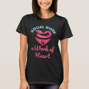 Camiseta Trabalho Social é uma Obra de Coração