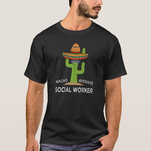Camiseta Trabalho Social Humor Dizendo (Frente)