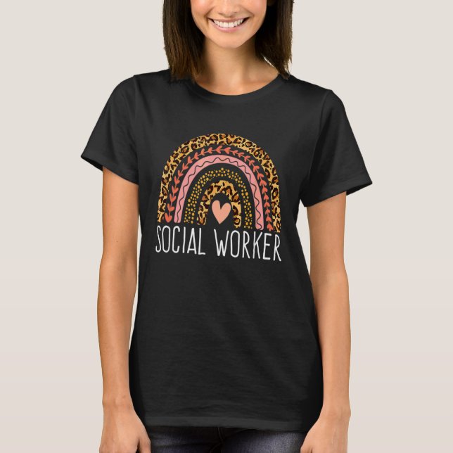 Camiseta Trabalho Social Leopard Rainbow 2022 (Frente)