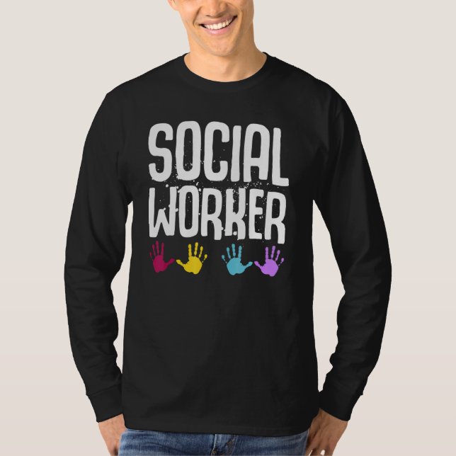 Camiseta Trabalho Social Mês Trabalhador Escolar Células do (Frente)