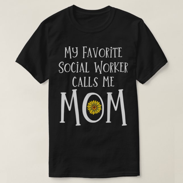 Camiseta Trabalho Social Trabalhador Mãe Mama Presente (Frente do Design)