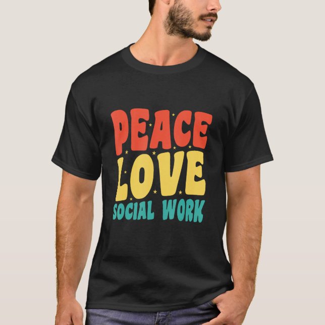 Camiseta Trabalho Social Valoriza Paz Ama Trabalho Social (Frente)