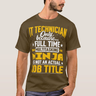 Camiseta Trabalho Tecnológico de Tecnologia da Informação