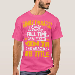 Camiseta Trabalho Terapêutico Familiar Título - Terapêutica