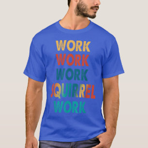 Camiseta Trabalho Vintage Adhd Autism Saúde Mental Consciên