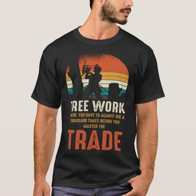 Camiseta Trabalhos com Árvores 1 (Frente)
