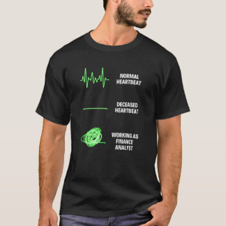 Camiseta Trabalhos Comerciais de Analistas Financeiros
