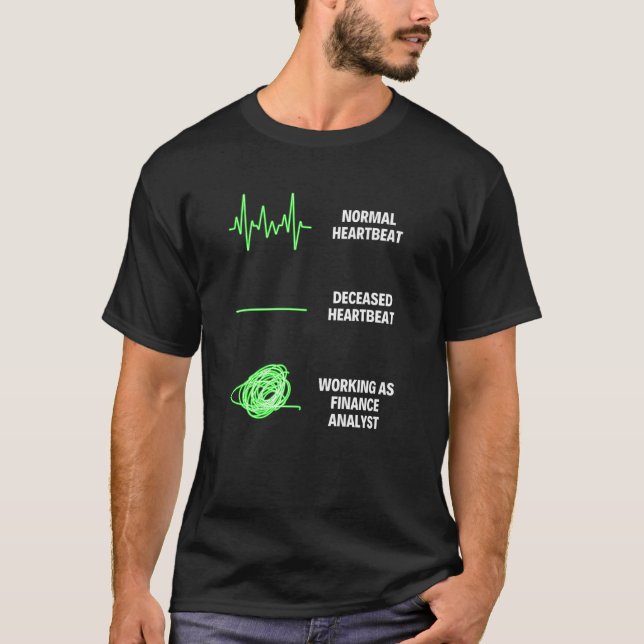 Camiseta Trabalhos Comerciais de Analistas Financeiros (Frente)