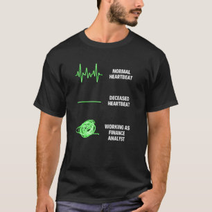 Camiseta Trabalhos de Analista Financeiro Comercial