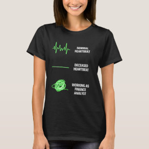 Camiseta Trabalhos de Analista Financeiro Comercial