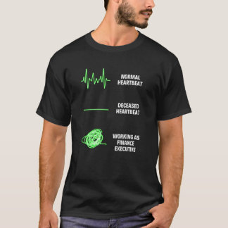 Camiseta Trabalhos de Finanças Empresariais Executivo de Fi