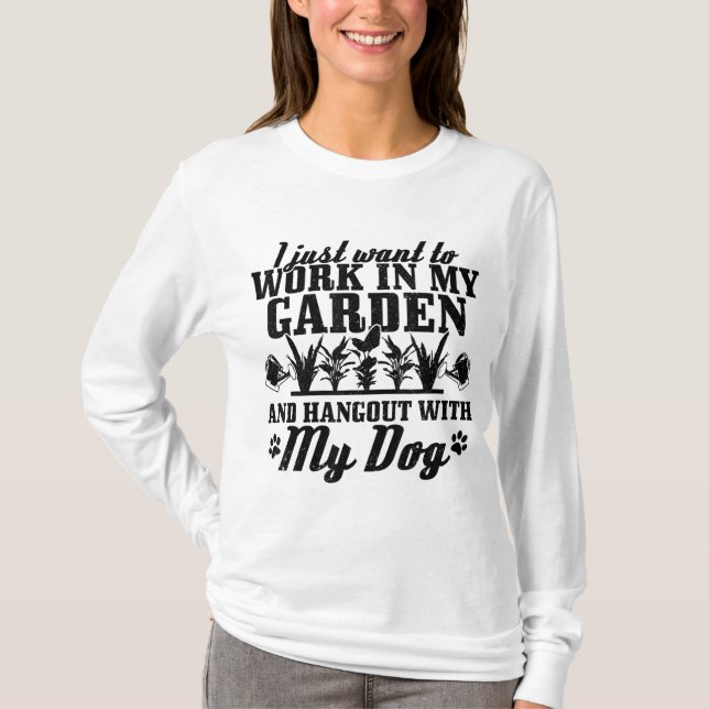 Camiseta Trabalhos De Jardinagem Com Jardineiro (Frente)