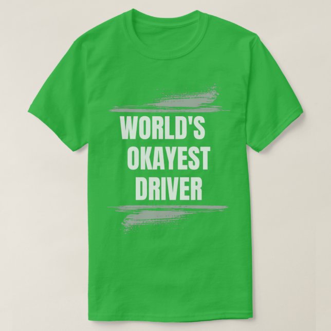 CAMISETA TRABALHOS DE PROFISSÃO DE CONDUTORES MUNDIAIS (Frente do Design)