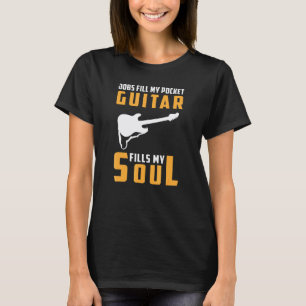 Camiseta Trabalhos Enchem Meu Bolso Violão Enche Minha Alma