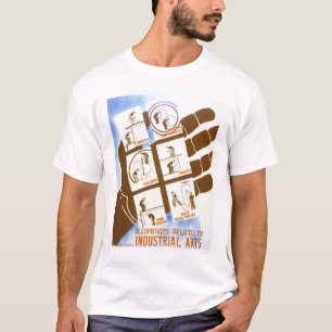 Camiseta Trabalhos industriais das artes WPA 1936