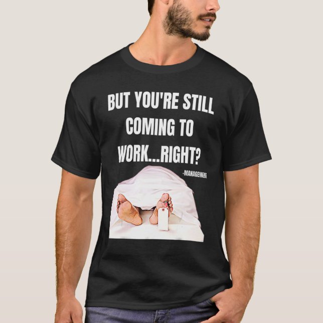 Camiseta Trabalhou para gerente de RH de funcionários do De (Frente)